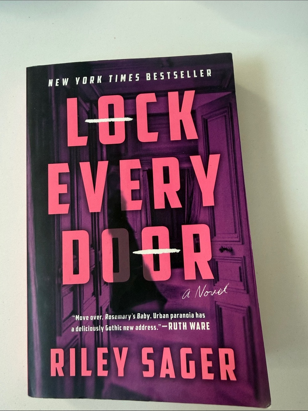 🔴 5 for $25 Lock Every Door by Riley Sager - Pink & Purple Paperback book